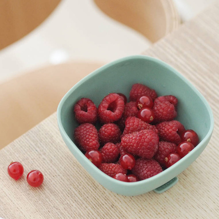 Beaba Silikonowa miseczka z przyssawką sage green