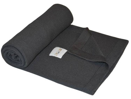 Kocyk Dzianinowy Natimi Koc-05 Grafitowy