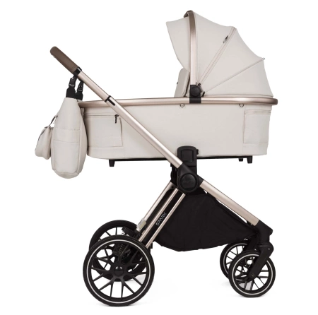 Adamex Spark Champagne Wózek Głęboko-Spacerowy Vanilla 1