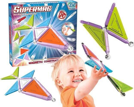 Supermag Klocki Magnetyczne 35 Elementów
