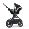 Kinderkraft B-Tour Mink Pro Wózek Głęboko-Spacerowy + Fotelik 0-13 kg Zestaw 3w1 Light Grey