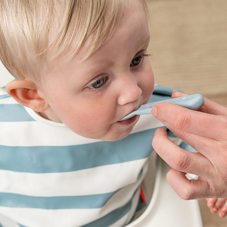 Done by Deer Foodie Sztućce Dla Dziecka Happy Dots Blue