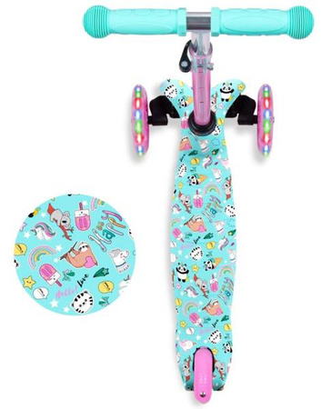 Kidwell Uno Hulajnoga Balansowa Trójkołowa happy