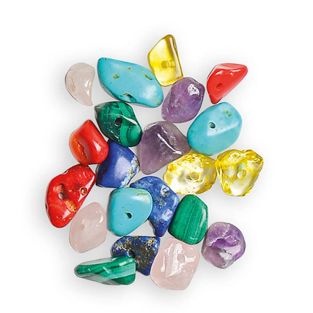 Janod Zestaw kreatywny do tworzenia biżuterii z kamieniami przynoszącymi szczęście 8+