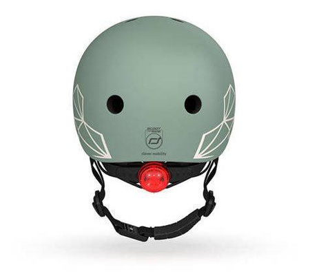 Scootandride Kask XXS-S Dla dzieci 1-5 Lat  Green Lines
