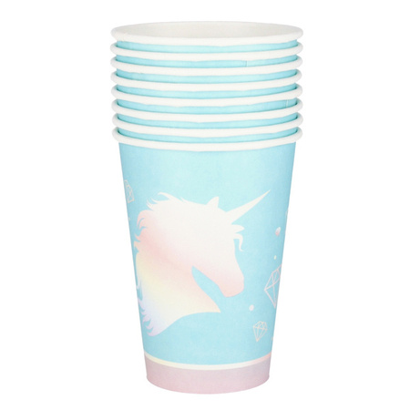 Arpex Kubek Papierowy 200 ml Jednorożec 8 szt.
