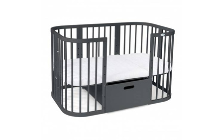 Waldin Szuflada do Łóżeczka 7w1 Grafitowa