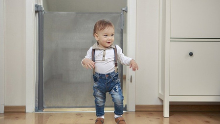 [OUTLET] Lionelo Tulia Bramka Zabezpieczająca  White oiled