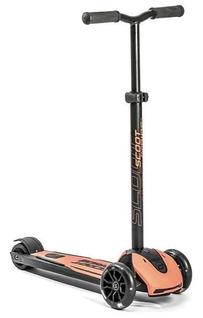 Scootandride Highwaykick 5 LED Hulajnoga Składana Ze Świecącymi Kółkami 5+  Peach