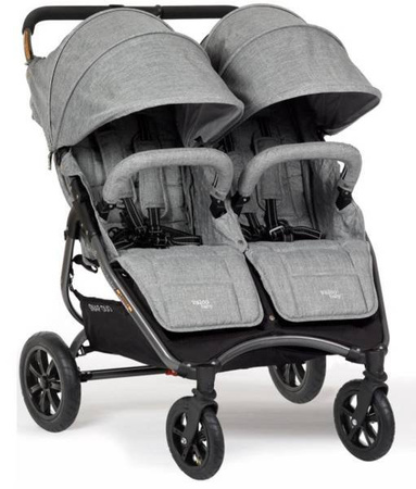 Valco Snap Duo Sport Tailor Made Wózek Spacerowy Bliźniaczy Grey Marle