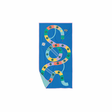 QUUT Dwustronny ręcznik plażowy PlayTowels M (140 x 70cm) Snakes & Ladders