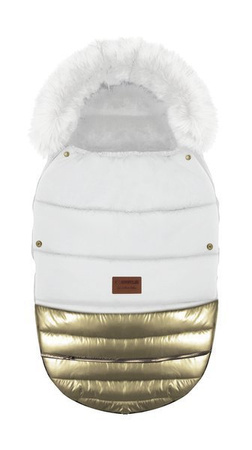Babyactive Śpiwór Duży  Glossy White Gold DS_05