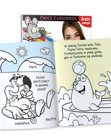 Martel Kolorowanki Logopedyczne Głoski F W