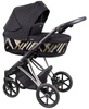 Coletto Craft Wózek Głęboko-Spacerowy 2w1 C-06 Czarno-Srebrna Rama 