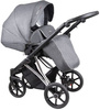 Coletto Craft Wózek Głęboko-Spacerowy 2w1 C-02 Czarno-Srebrna Rama 