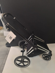 [OUTLET] Cybex Priam 4.0 Rama w Zestawie Ze Stelażem Siedziska Chrome + Czarny