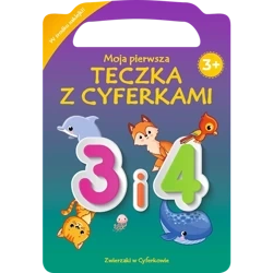 Trefl Zwierzaki w Cyferkowie. Moja Pierwsza Teczka z Cyferkami. 3 i 4