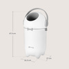 Lionelo Purebin Kosz na Pieluchy White
