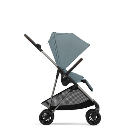Cybex Melio Wózek Głęboko-Spacerowy Stormy Blue + Cloud G I-Size