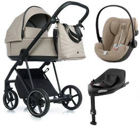 Roan Ivi 2.0 Wózek Głęboko-Spacerowy + Cybex Cloud G I - Size Fotelik Samochodowy + Baza G