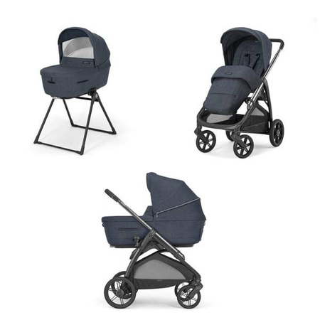 Inglesina Aptica Duo Wózek Głęboko-Spacerowy + Stojak na Gondolę Resort Blue 2024