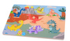 Joueco Drewniane puzzle z uchwytami DINO