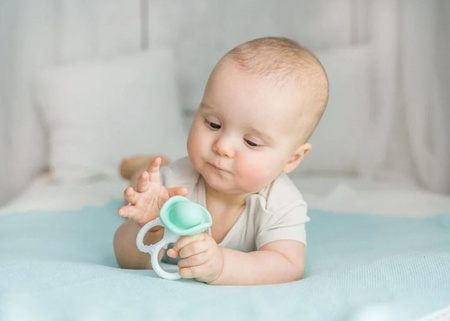 GiliGums Gryzak Silikonowy Ośmiorniczka Miętowy