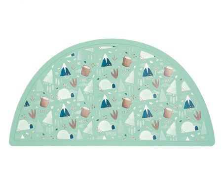 Sassi Mata podkładka silikonowa na stół Miś