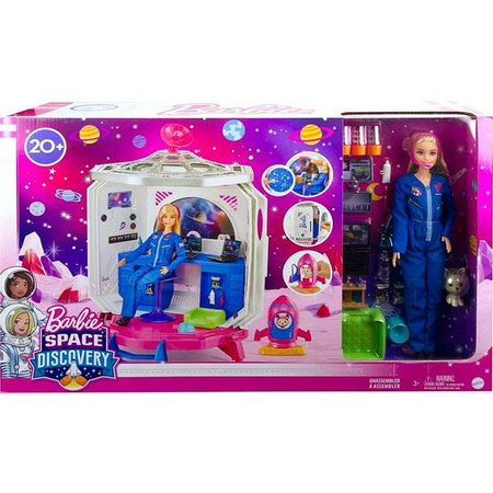  Barbie Stacja Kosmiczna Lalka Astronautka GXF27