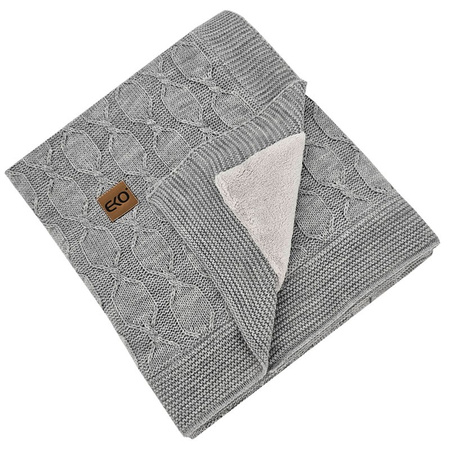 Eko Kocyk z podszyciem futerkowym Szary