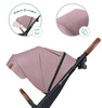 Kinderkraft Evolution Wózek Spacerowy + Cocoon mauvelous pink