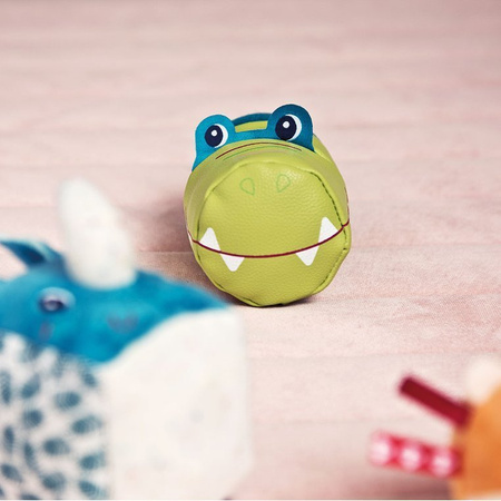 LILLIPUTIENS Zestaw 4 miękkich klocków – zwierzątek wielofunkcyjnych Dżungla 6 m+