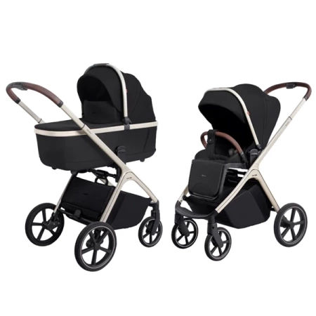 Carrello Vector CRL-6550 Wózek Głęboko-Spacerowy Pearl Black