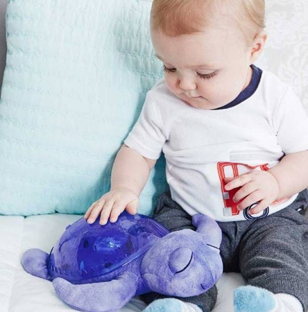 Cloud B Tranquil Turtle Aqua Lampka Nocna z Projekcją Świetlną Żółw Podwodny Fioletowy