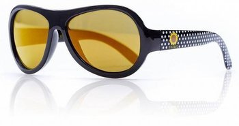 Okulary Classics Junior 3-7  Polka Sunfl. Black