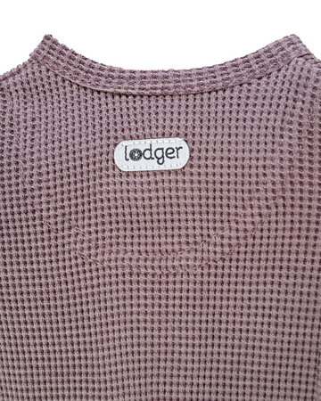 Lodger dwuczęściowa piżamka bawełniana wrzosowa Ciumbelle Rose r. 92