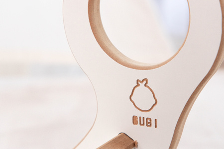 GUGI Bujak Montessori M Drewniany + Zjeżdżalnia + Ścianka + Poduszka Welurowa Różowa