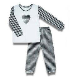 Nicol Piżama Długi Rękaw Rozmiar 122 Odcienie Szarego