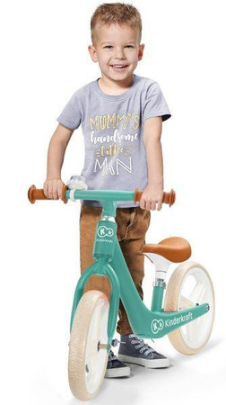 Kinderkraft Fly Plus Rowerek Biegowy Green + Kinderkraft Safety Kask