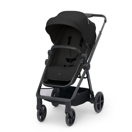 Kinderkraft Newly Mink Pro 3w1 Wózek Głęboko-Spacerowy + Fotelik Samochodowy 0-13kg Classic Black