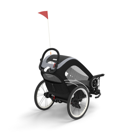 Cybex Zeno Bike Przyczepka Rowerowa All Black