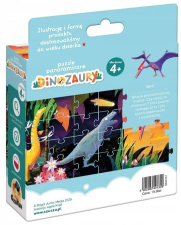 CzuCzu Puzzle Panoramiczne  Dinozaury