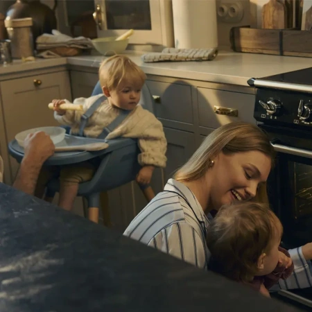 Kinderkraft Fini 2 Krzesełko Do Karmienia 2w1 Nordic Breeze