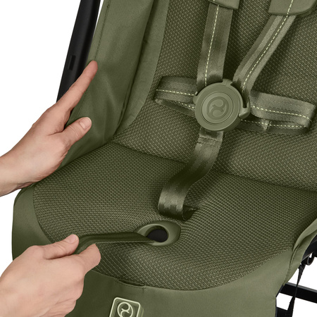 Cybex Libelle 2025 Wózek Spacerowy Rama Taupe Moss Green 