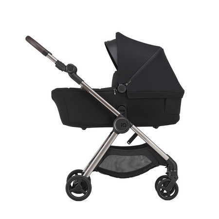 Anex IQ Premium New Transfarmation Wózek Głęboko-Spacerowy Smoky + 	Cybex Aton B2 i-Size Fotelik Samochodowy 0-13kg + Baza One Volcano Black