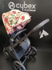 [OUTLET] Cybex Priam 4.0 Wózek Spacerowy Rama Matt Black Spring Blossom Light