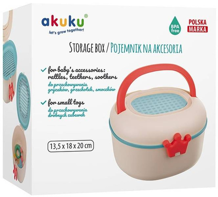 Akuku Pudełko na Grzechotki i Gryzaki A0538 