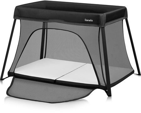 Lionelo Alice - łóżeczko niemowlęce 3w1 | Alice Black