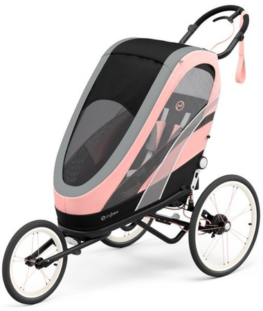 [OUTLET] Cybex Zeno Siedzisko Przyczepki Do Biegania Do Roweru Cybex Sports  Silver Pink
