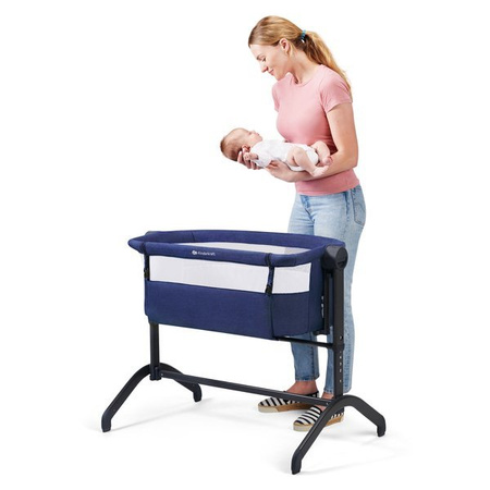 Kinderkraft Bea Łóżeczko Dostawne 2w1 Navy Blue